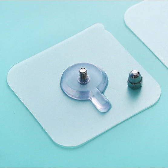 Adhesive Screw Wall Hook used in all kinds of places including household and offices for hanging and holding stuffs etc. - Springkart 