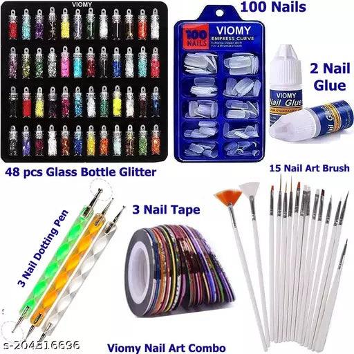 Nail Art Kit Combo Of 171 pcs - Springkart 