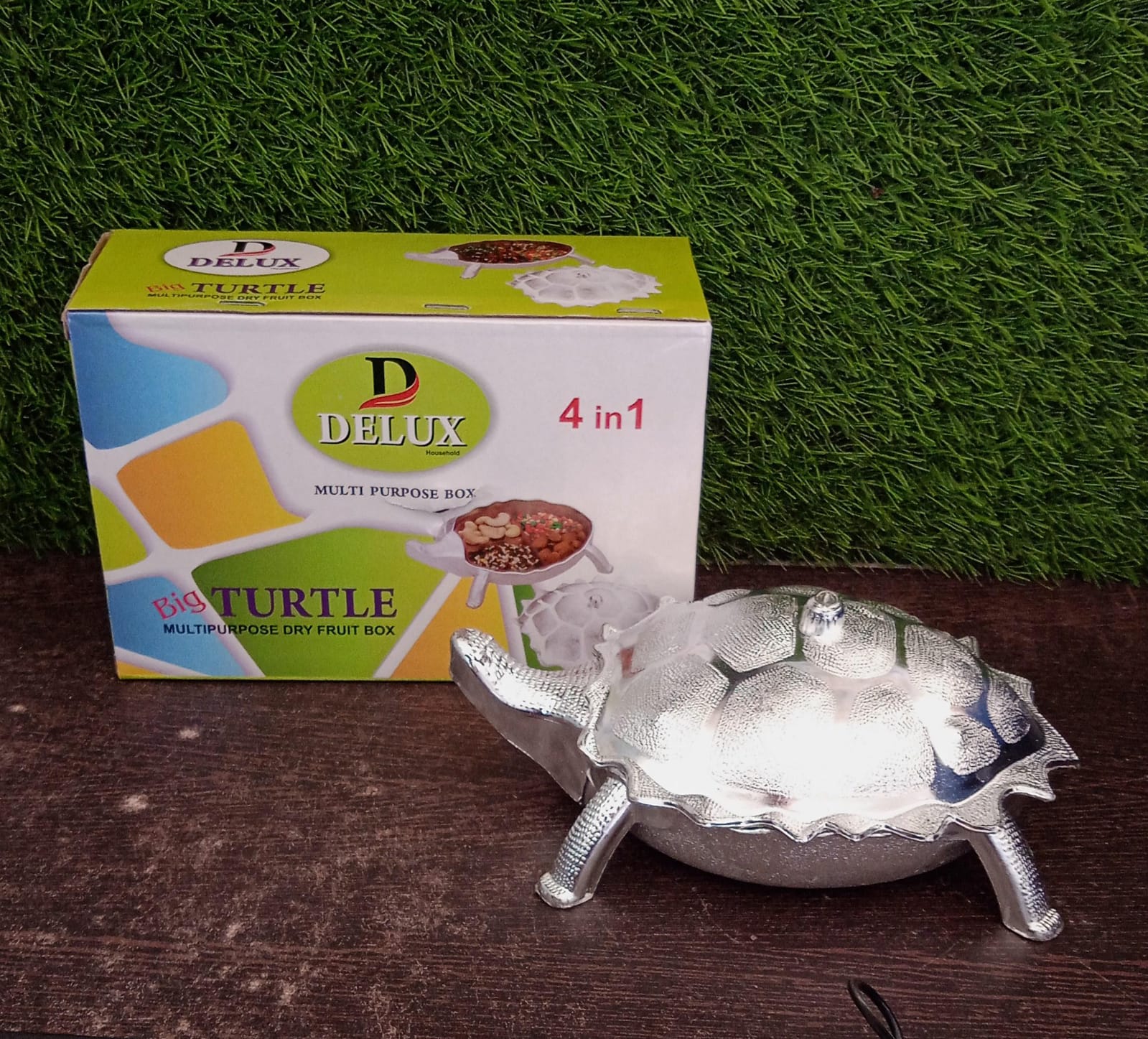 Multipurpose Tortoise Shape Dry Fruit / Gift Box - Springkart 