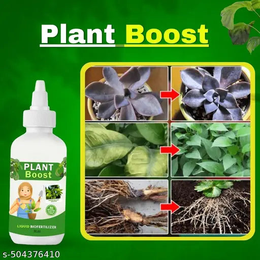 Plant Booster  for Faster & Stronger Plant Growth | Plant Growth Enhancer Supplement | Natural Booster for Indoor & Outdoor Plants | Root Growth Promoter & Plant Tonic | Pack of 3 (50ml Each)