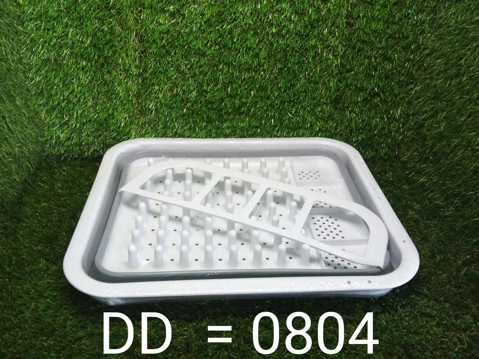 Collapsible Folding Silicone Dish Drying Drainer Rack with Spoon Fork Storage Holder - Springkart 