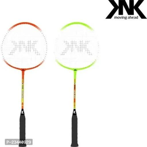 Aluminum Badminton Racket Set of 2 with Nylon Shuttles 6 Pcs with Full-Cover Badminton Kit ()