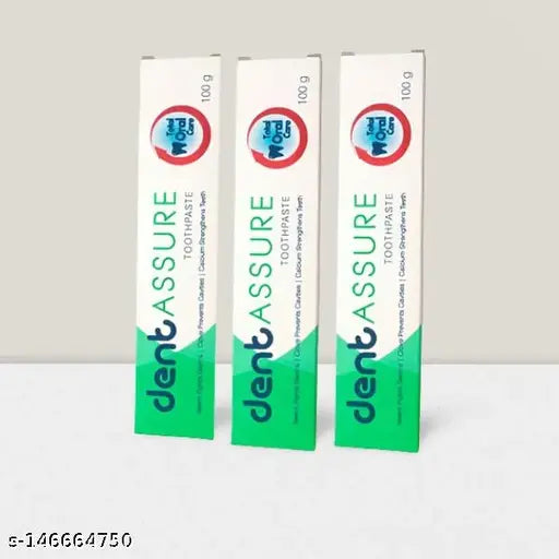 DENTASSURE TOOTHPASTE 100G - Pack of 3