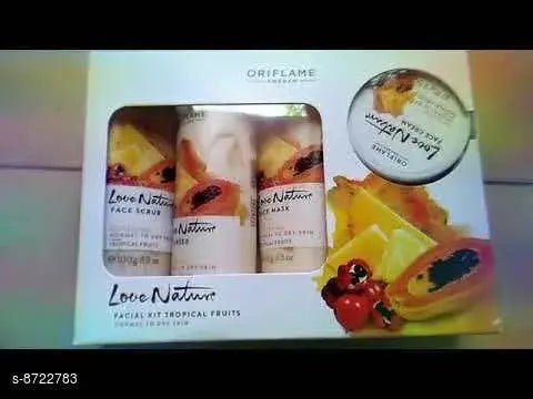 Oriflame Love Nature Facial Kit Tropical Fruits, 4 Pcs