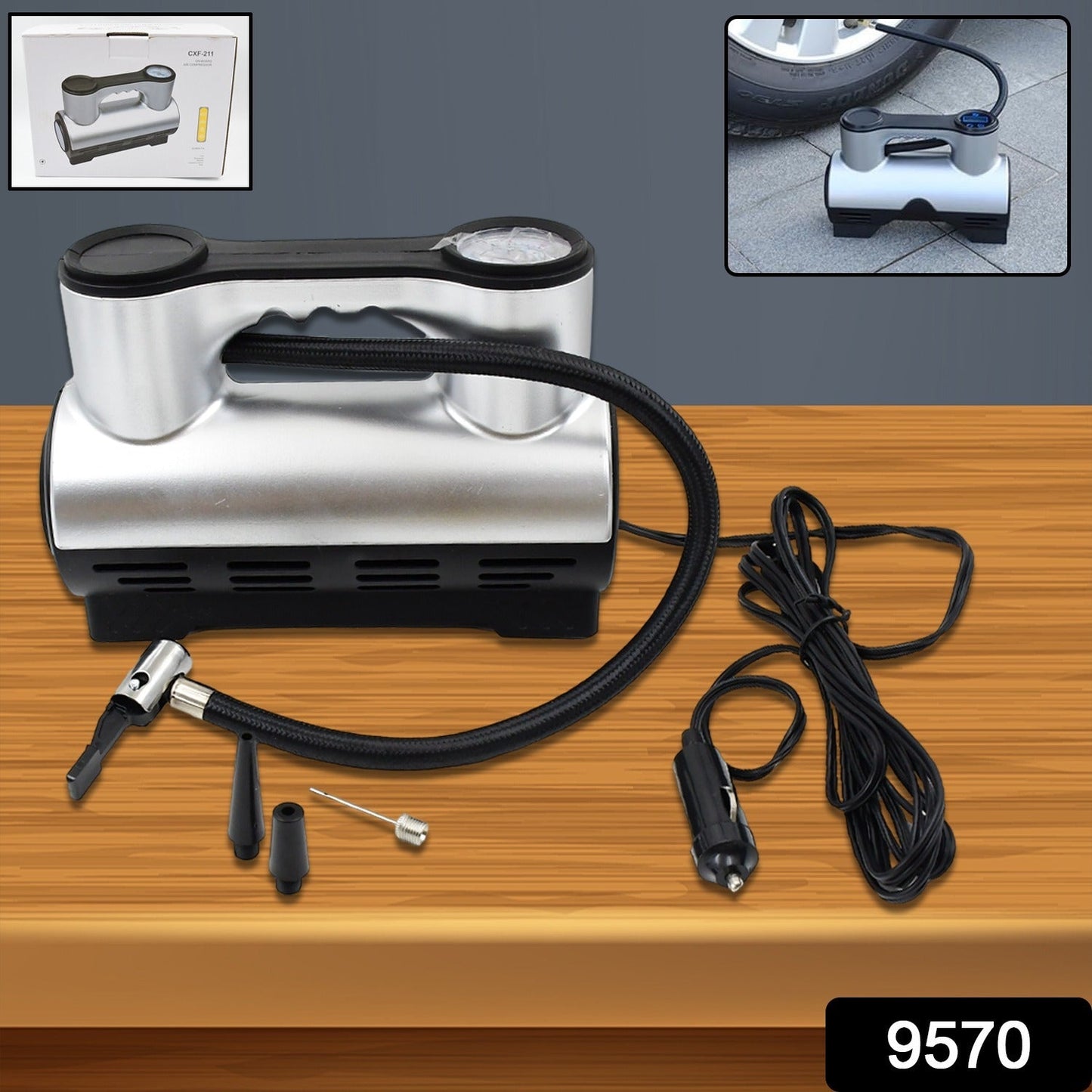 Electric Air Pump / Compressor 12V (1 Pc) - Springkart 