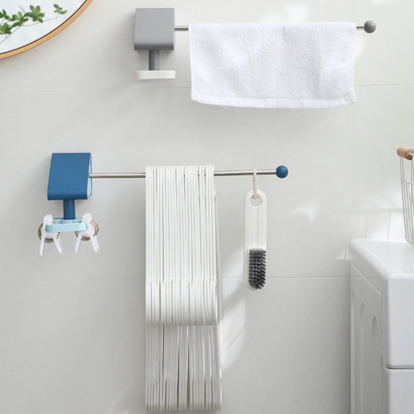 1699 Kitchen Utensil Holder Hooks Self Adhesive Utensil Hangers Racks Hooks. - Springkart 