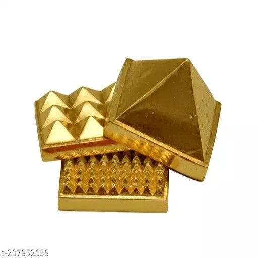 Vastu Feng Shui Metal Pyramid - Vastu Pyramid 3 Layer, 1.5 inch in Size with 91 Pyramids for Vastu and Feng Shui - Springkart 