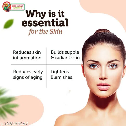 Vitamin E Capsule Face Hair Pimple Glowing Skin Nail Care for beautiful skin, healthy hair and eyes 100 capsule PACK OF 2 - Springkart 