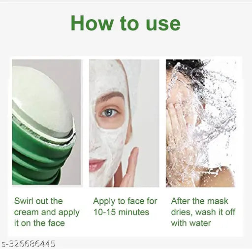 Green Tea Face Mask Stick for Face Purifying Blackhead Remover for Men and Women Combo Pack of 2 - Springkart 