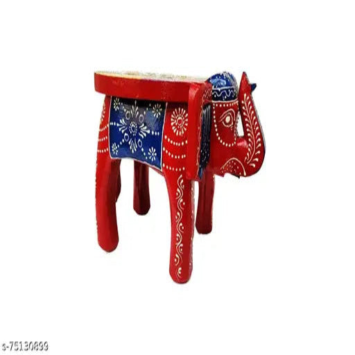 Wooden Elephant stool/décor stool/showpiece