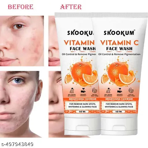 Vitamin C Face Wash, Skin Lightening & Tan Removal Face wash