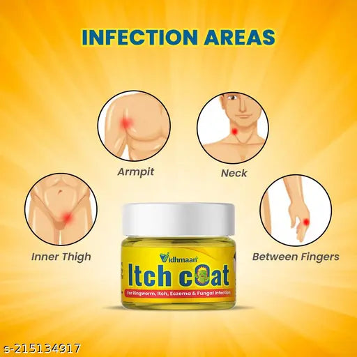 Ayurvedic ItchCoat Anti fungal Malam - for Ringworm, itching, Eczema - Springkart 