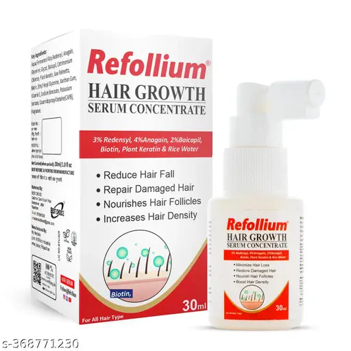 Hair Growth Serum with Redensyl, Anagain, Baicapil, Biotin For Hairfall Control  (30 ml)