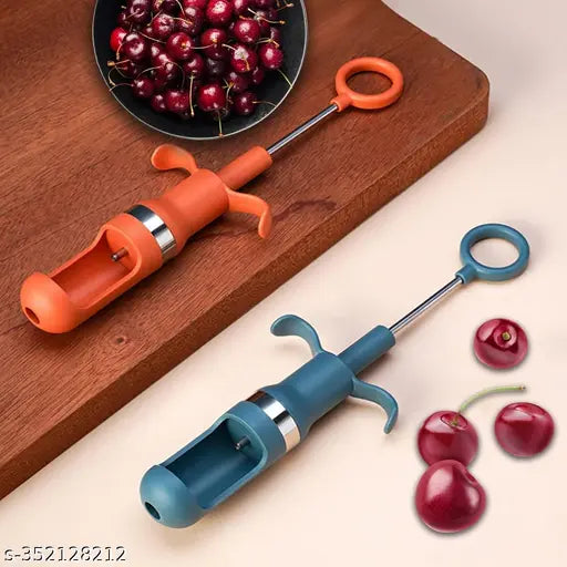 Cherry Pitter Tool, Stainless Steel Cherry Corer Pitter Portable Cherry Seed Remover Pitting Tool
