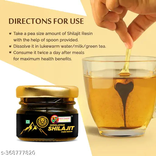 Shilajit/Shilajeet Pure Gold Resin 15g -For Endurance & Power Support 15G - Springkart 