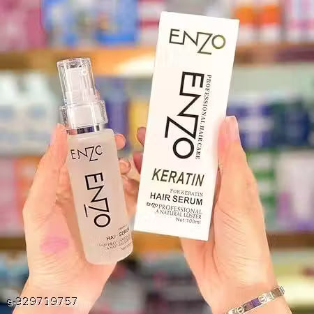 Enzo Hair Serum For Men And Women To Make their Hair's Smooth And shinny 100*4=400 ml