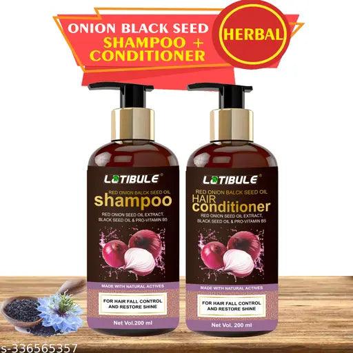 Red Onion Black Seed Oil Ultimate Hair Care Kit (Hair Shampoo 200ml + Hair Conditioner 200ml)- Net Vol (2 Items in the set)