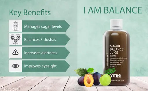 Sugar Balance Juice 1 litre with Karela, Jamun, Neem and 11+ herbs - Springkart 