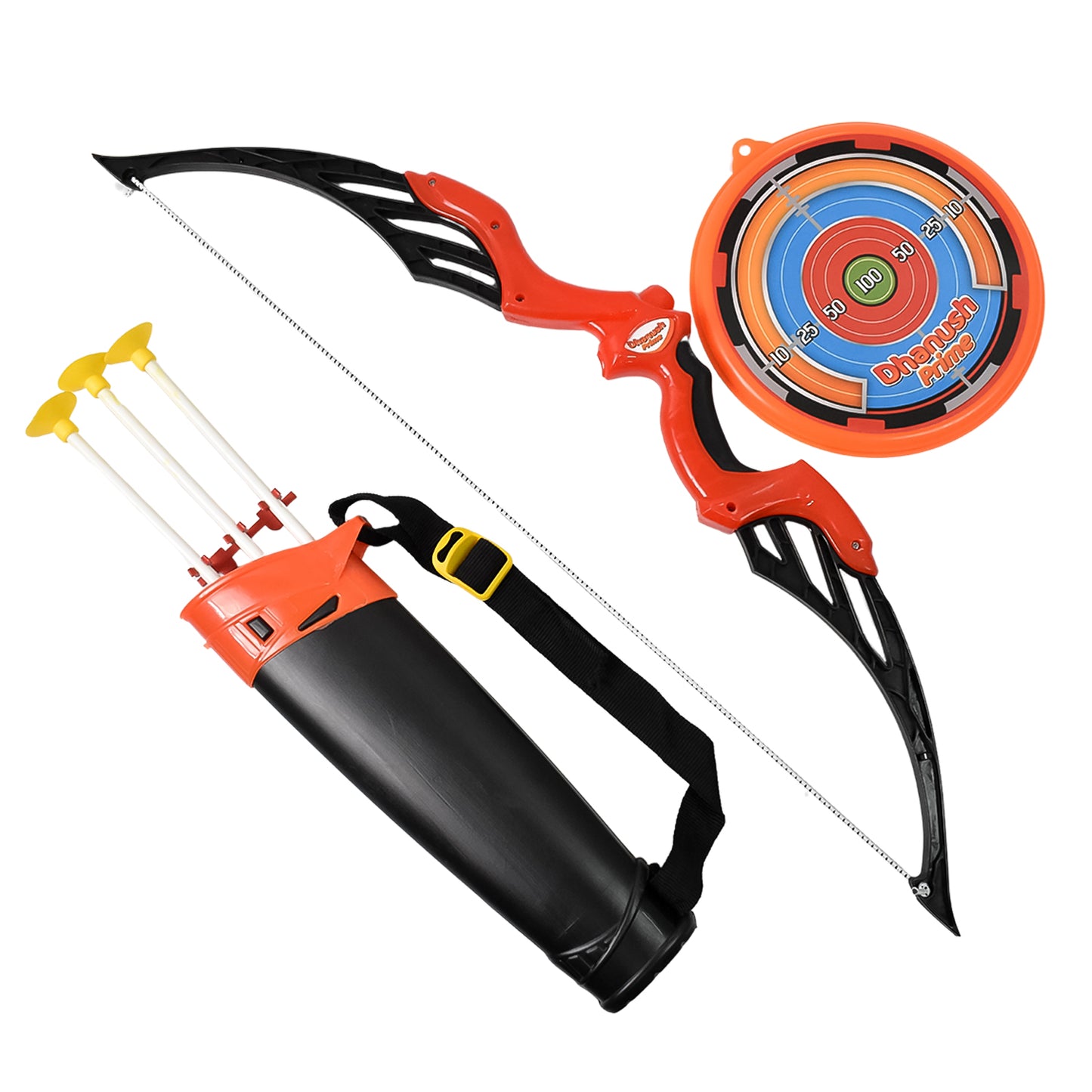 Arrow Big Archery Toy (1 Dhanush 3 Arrow 1 Target 1 Arrow Holder 1 Set) - Springkart 