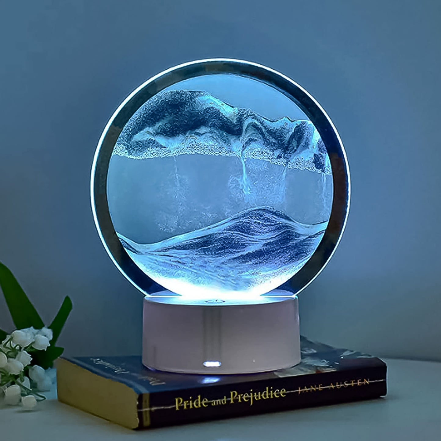 3d Liquid Motion Display With Led Light (1 Pc) - Springkart 
