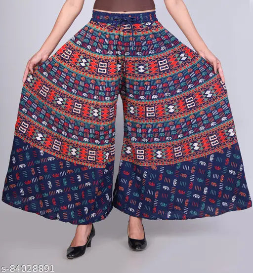 Women BlueFlared Flared New Palazzos