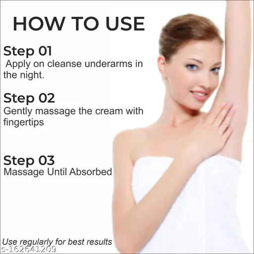 Luvyh Underarms Cream 100 Gm  Whitening Cream