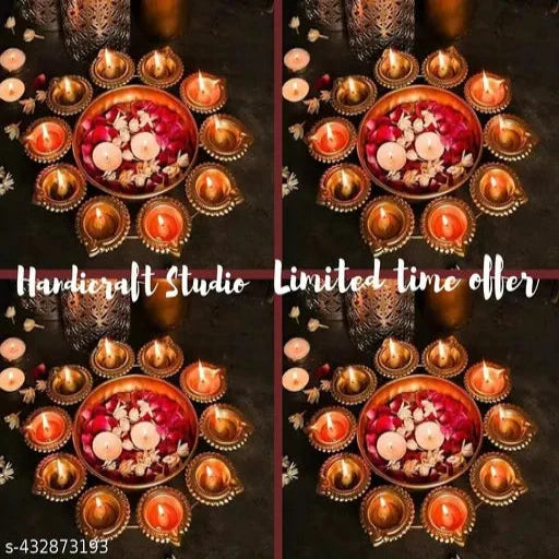 Clasic Diwali Diyas Four Deepam Set of 4 - LIMITED STOCK