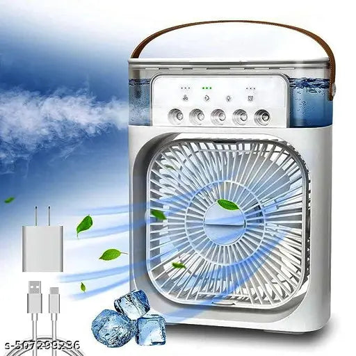 Portable Mini Cooler Rechargeable Air Conditioner Water Cooler Small AC - Springkart 