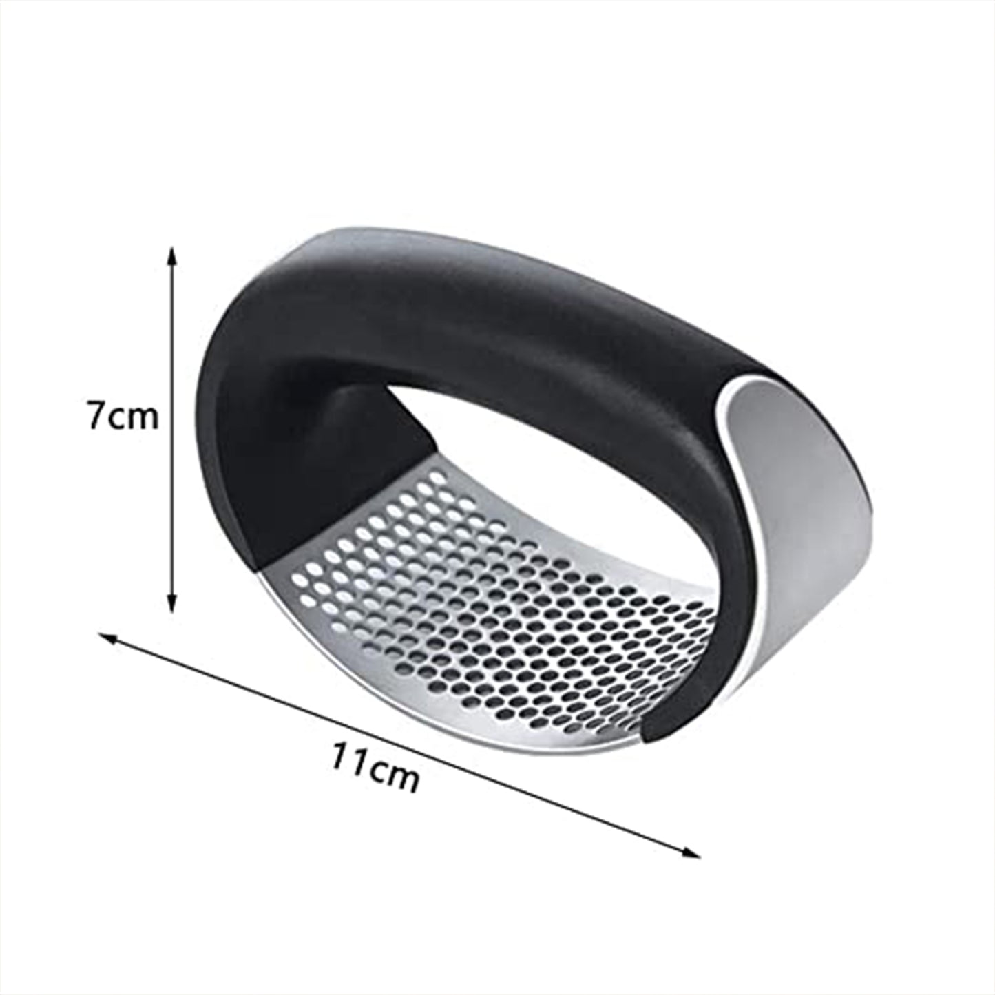 Stainless Steel Garlic Presser Crusher (Multicolor) - Springkart 