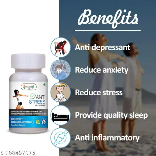 Vringra Ultra Anti Stress Capsules & Sleeping Spray - Pure Stress Reliever (Pack of 2) - Springkart 