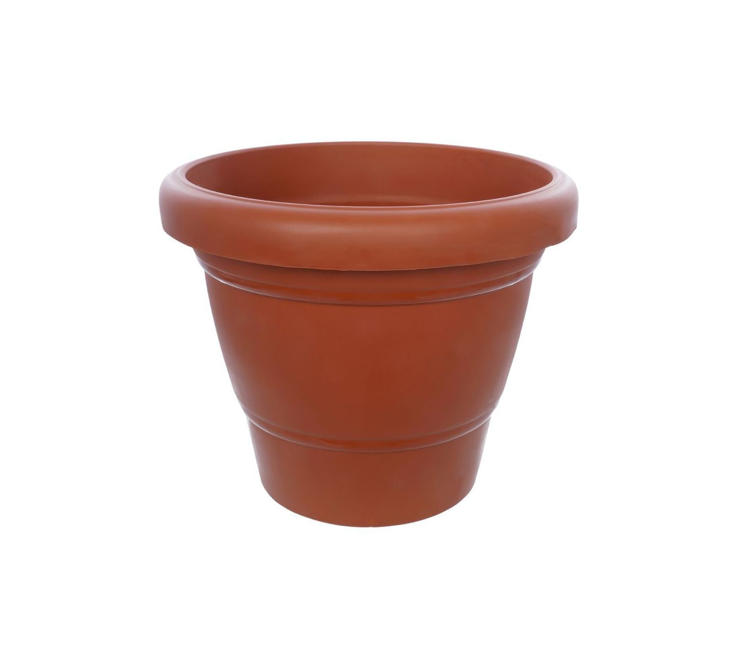 Garden Heavy Plastic Planter Pot / Gamla 6 inch (Brown, Pack of 1, Small) - Springkart 