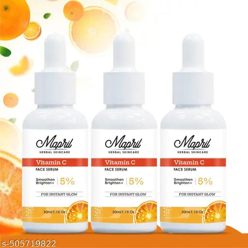 Vitamin C Serum For Brightening & Glowing Skin, Reduce Acne, Pimple, Dark Spots-30ml Each (Pack of 3) - Springkart 
