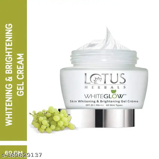Lotus Herbals Whiteglow Skin Whitening & Brightening Gel Cream SPF 25 Pa +++, 60g