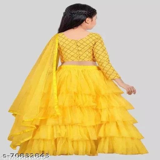 Simple Girls Lehenga Cholis Pack Of 1 - Springkart 