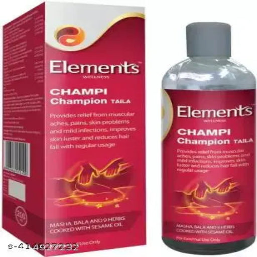 Elements Wellness Champi Champion Taila, 200 Ml