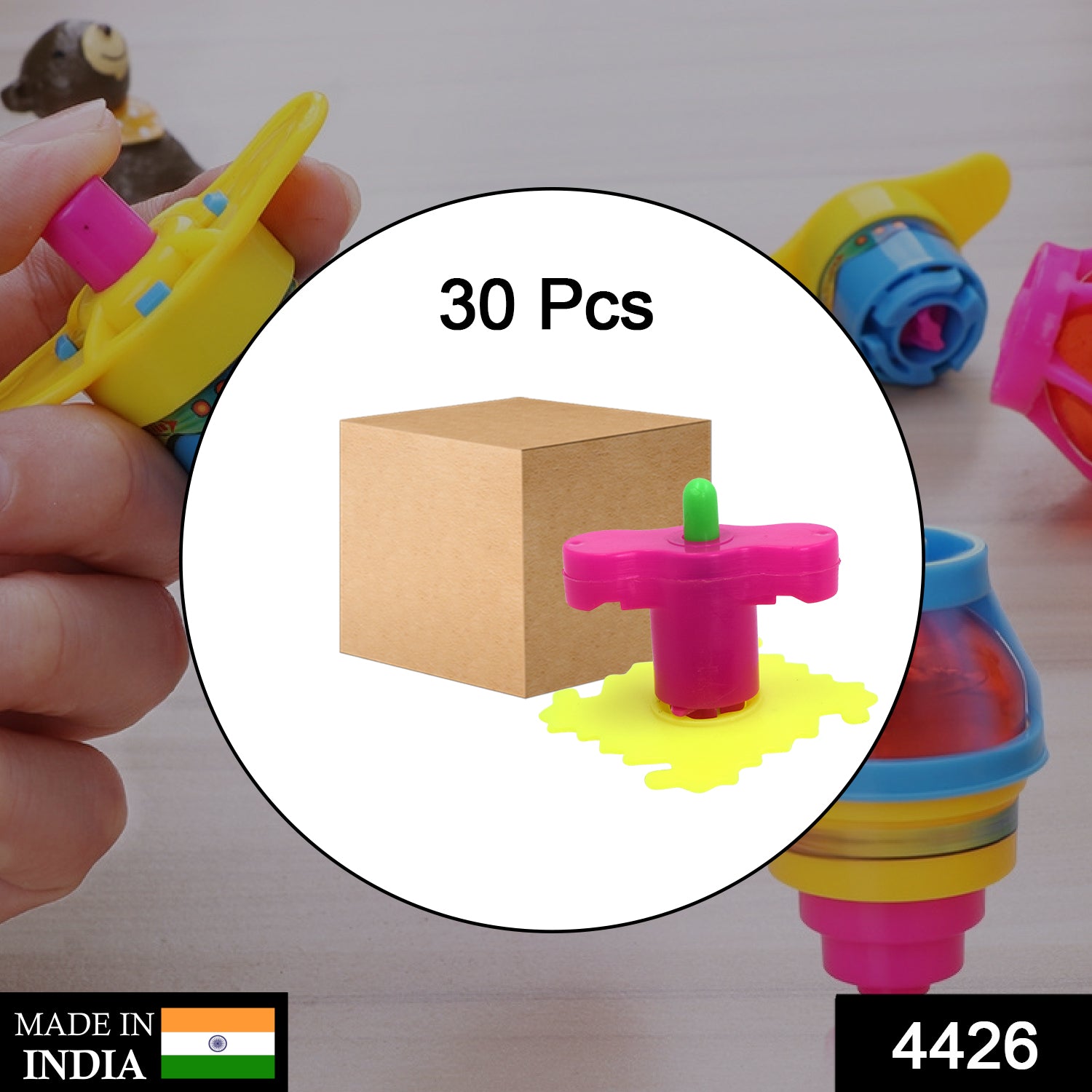 4426 Toy Spinner Launcher For Kids (30pc) - Springkart 