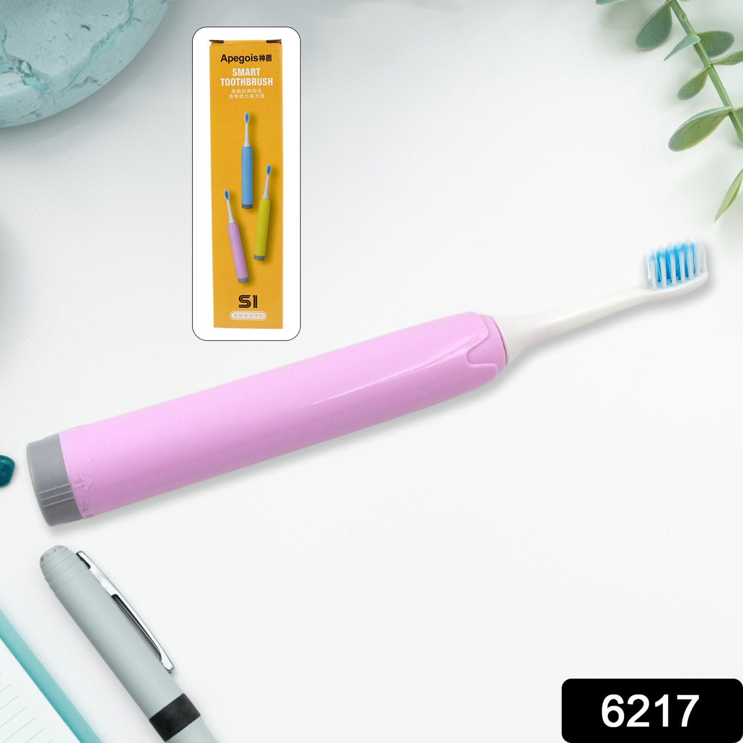 6217 Electric Toothbrush Battery Operate For Home Travelling Use - Springkart 