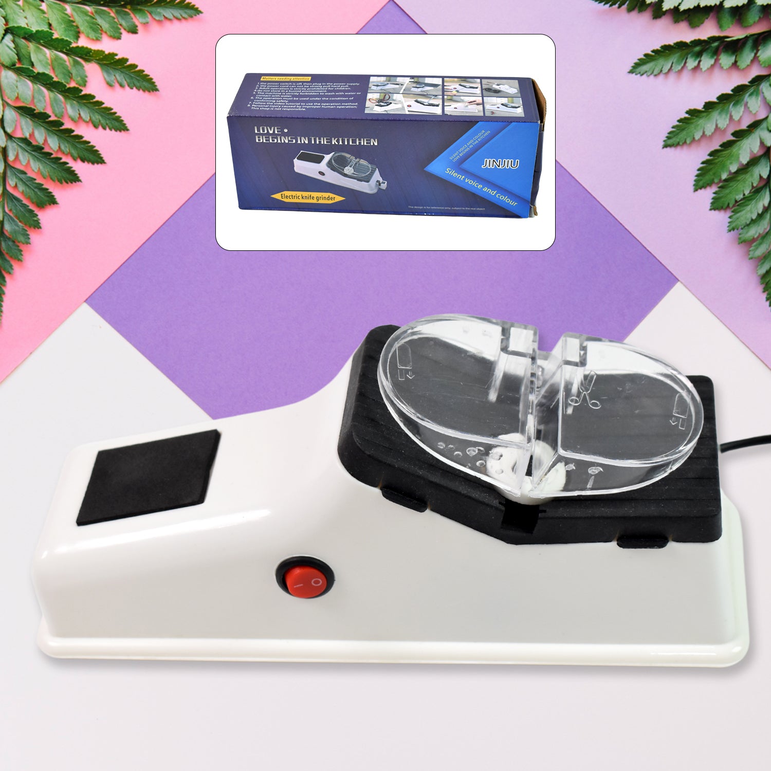 Electric Knives Sharpener Usb Powered Multi-function (1 Pc) - Springkart 
