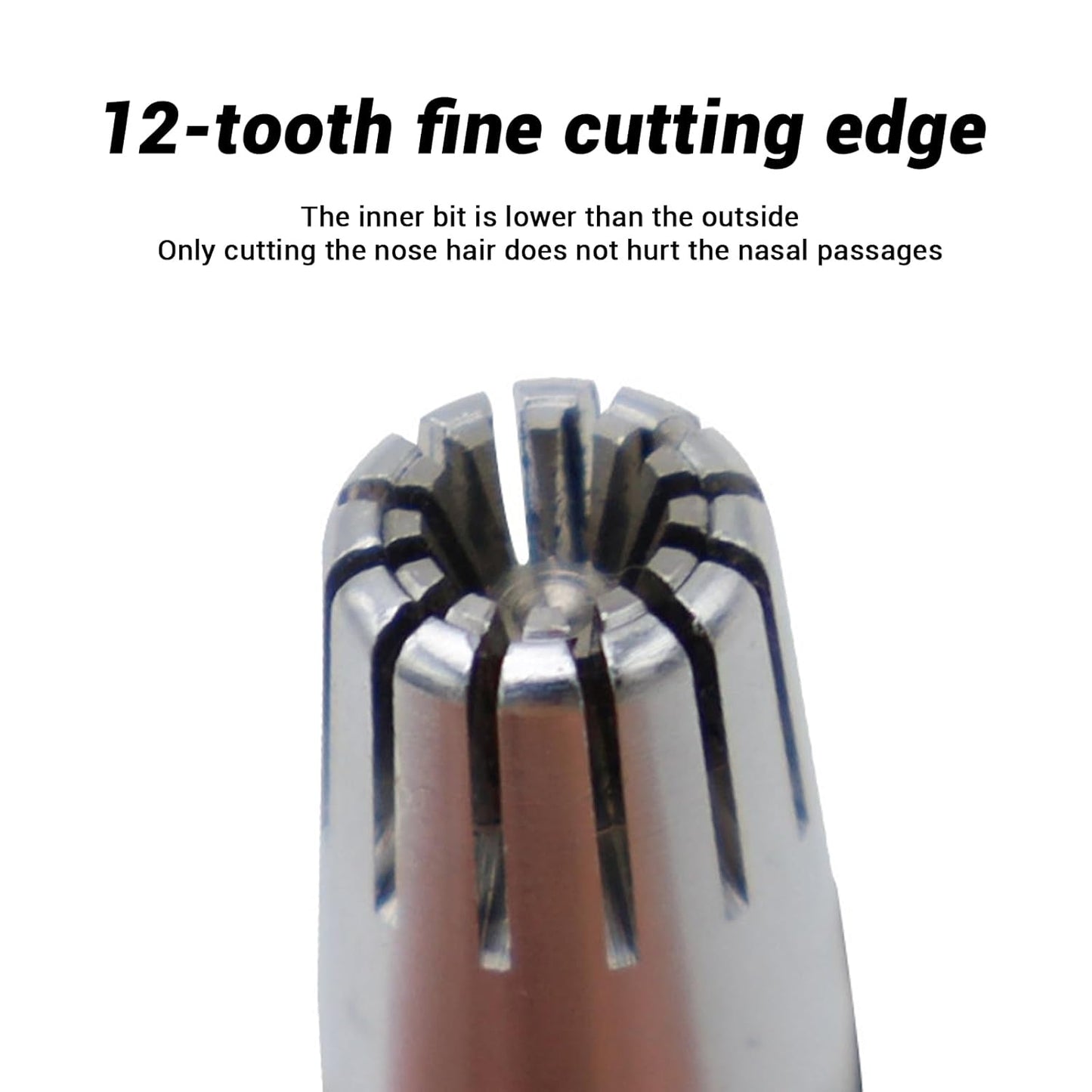 Stainless Steel Painless Nose Hair Remover (1 Pc) - Springkart 