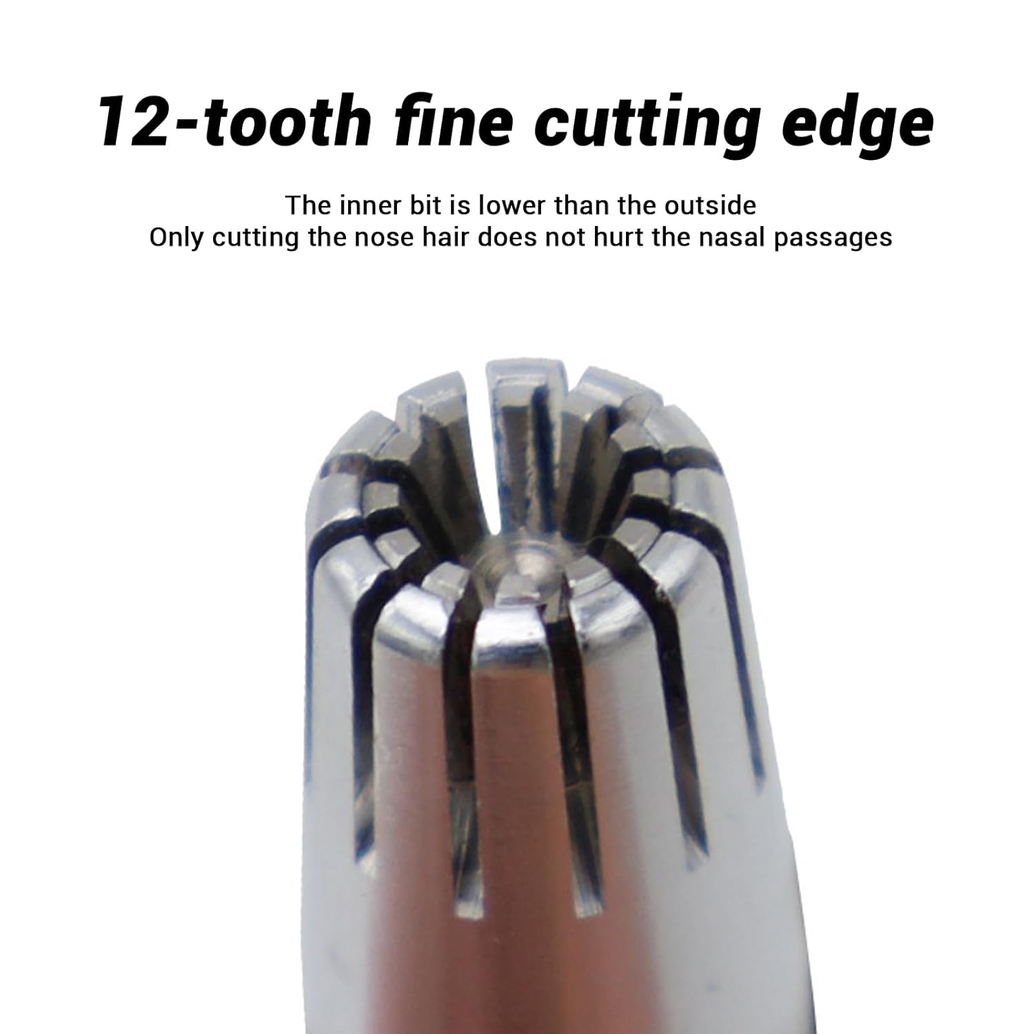 Stainless Steel Painless Nose Hair Remover (1 Pc) - Springkart 