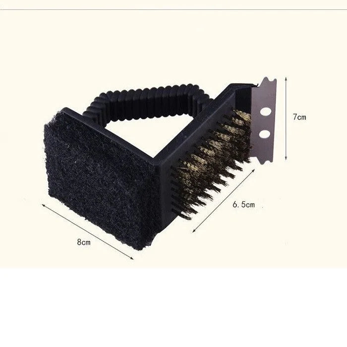 3 in 1 BBQ Cleaning Grill Brush and Scraper - Springkart 