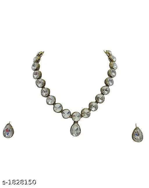 Women's Alloy Gold Plated Jewellery Set