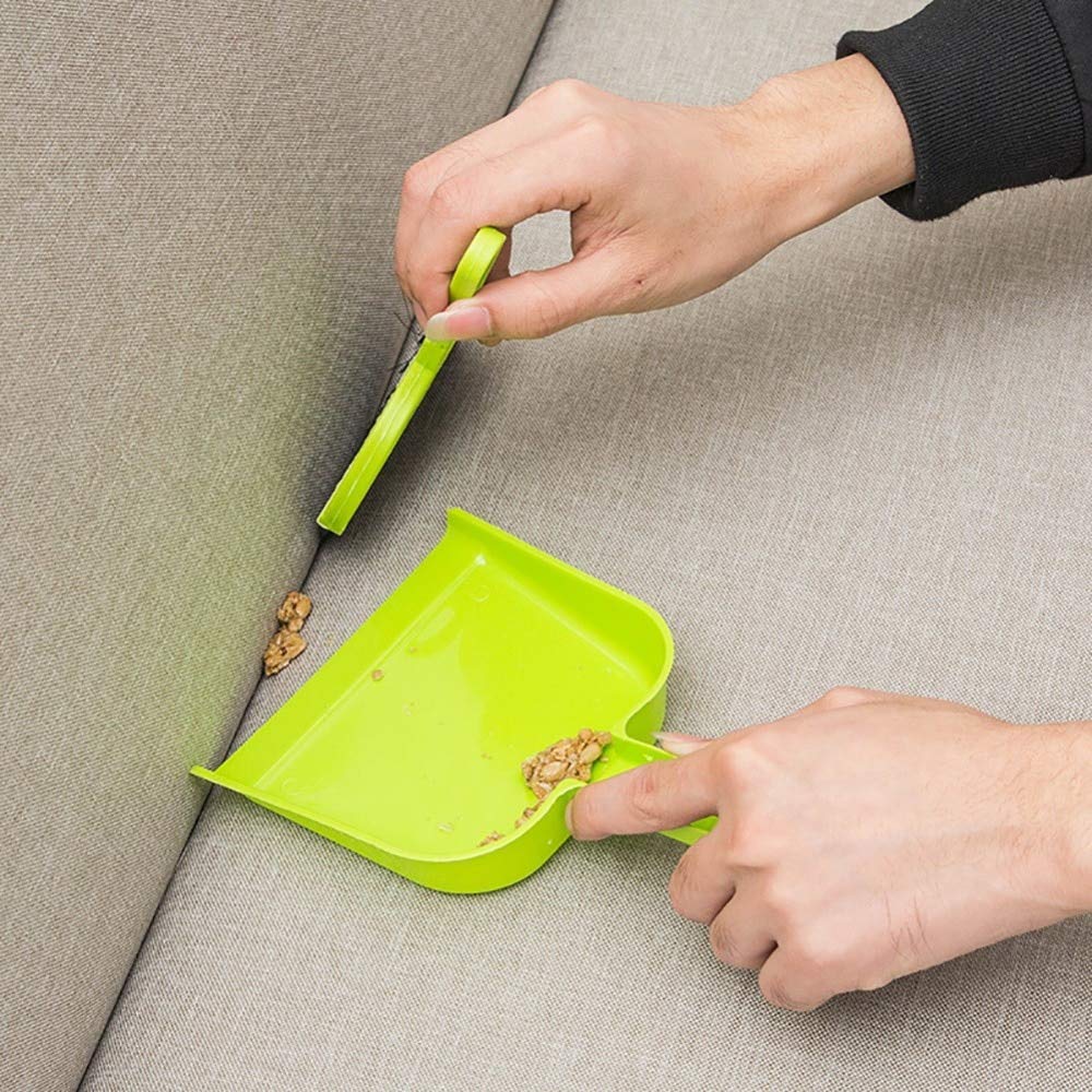 2213 Mini Dustpan With Brush Broom Set For Multipurpose Cleaning - 2 Pcs - Springkart 