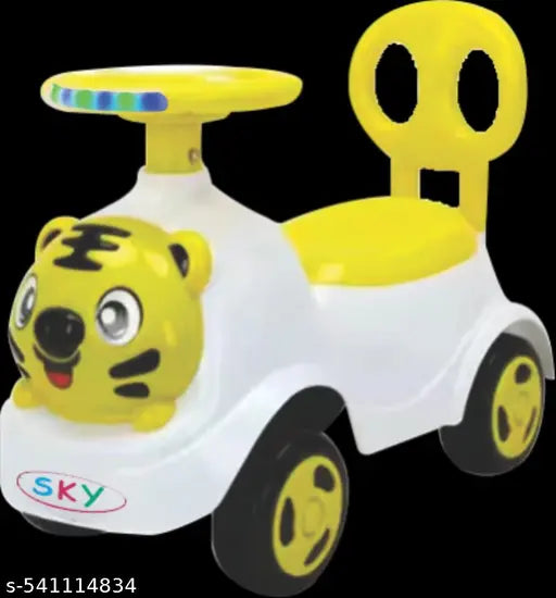 Very strong and nice toy for babies to sit on and walk on. Today  can find it in blue, pink, gray,  purple,yellow;'green/any  (multicolor) boys and girls [sound toys]
