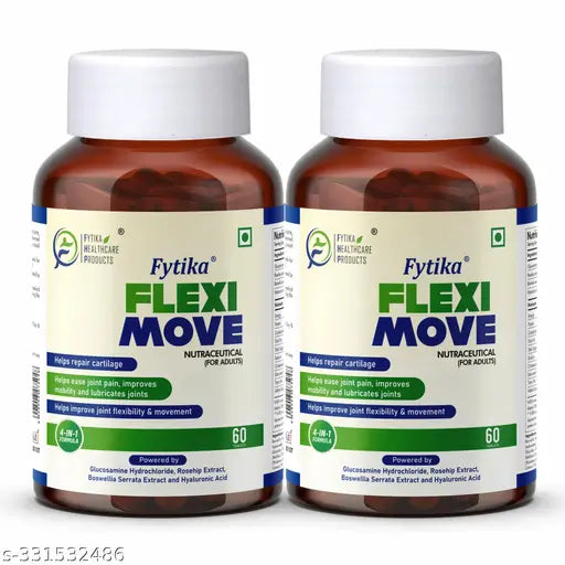 Flexi Move | Support Your Bone, Joint, and Cartilage Health | For Men & Women (Pack of 2) - 120 - Springkart 