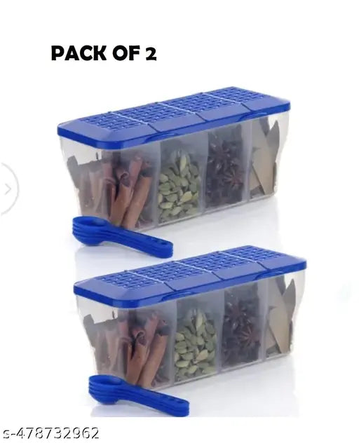 4 in1 Kitchen Storage Container For Storage Organizer( 1800ml) , 2 pcs