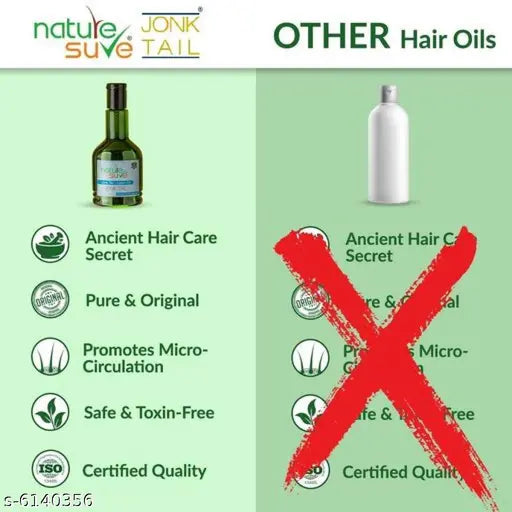 Nature Sure Jonk Tail (Leech Oil) for Hair - 1 Pack (110ml) - Springkart 