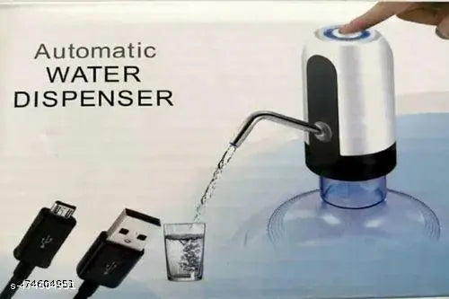 Automatic Water Dispenser Pump for 20 Litre Water Bottle Can with Portable C Type Charging Cable (Food Grade,4W,1200Mah Battery, Pack of 1)
