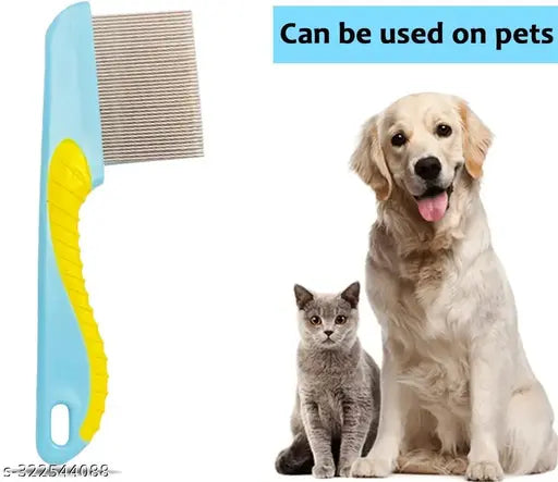 Stainless Steel Metal Easy to Use Reusable Comb for pets - Springkart 