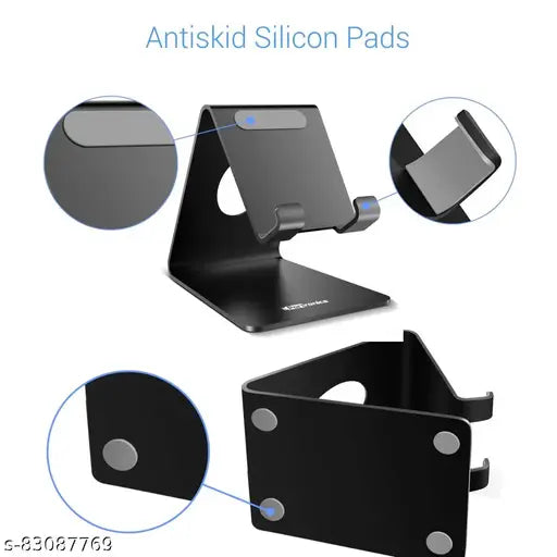 Portronics MODESK Universal Mobile Holder (Black)